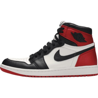 JORDAN 1 Retro High - Bred Toe Sneakers Unisex Streetwear Limited Edition