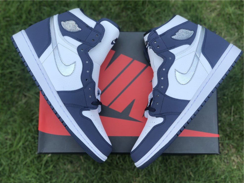 JORDAN 1 Retro High - Cojp Midnight Sneakers - Navy Unisex Streetwear Limited Edition