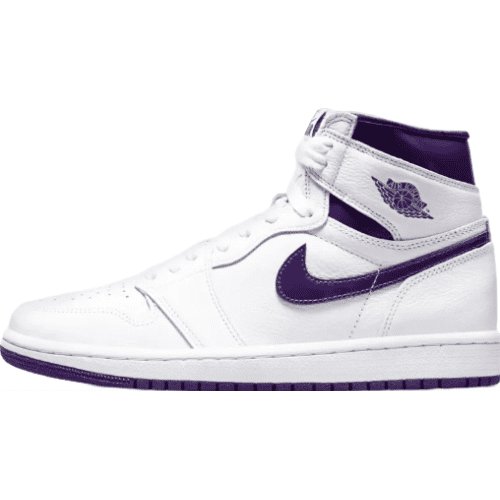 JORDAN 1 Retro High - Court Sneakers - Purple Unisex Streetwear Limited Edition