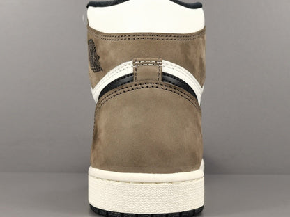 JORDAN 1 Retro High - Dark Mocha Sneakers - Black Unisex Streetwear Limited Edition