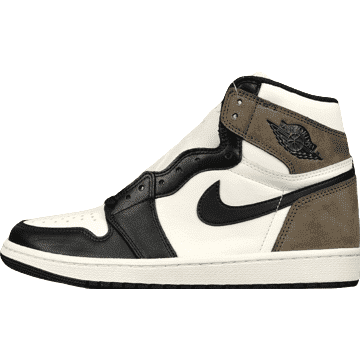 JORDAN 1 Retro High - Dark Mocha Sneakers - Black Unisex Streetwear Limited Edition