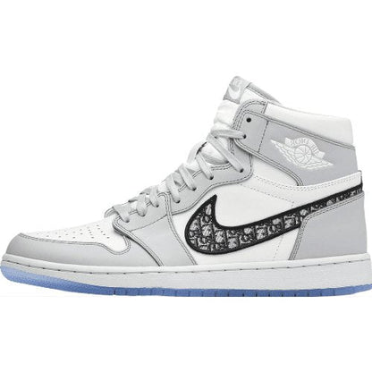 JORDAN 1 Retro High - Dior Sneakers - Black Unisex Streetwear Limited Edition