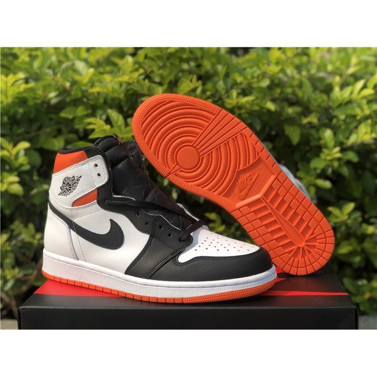 JORDAN 1 Retro High - Electro Sneakers - Orange Unisex Streetwear Limited Edition