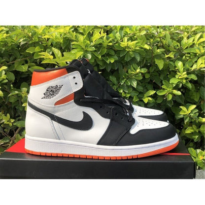 JORDAN 1 Retro High - Electro Sneakers - Orange Unisex Streetwear Limited Edition