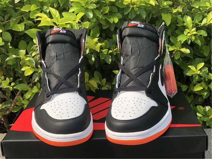 JORDAN 1 Retro High - Electro Sneakers - Orange Unisex Streetwear Limited Edition