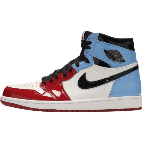 JORDAN 1 Retro High - Fearless Unc Chicago Sneakers - Black Unisex Streetwear Limited Edition