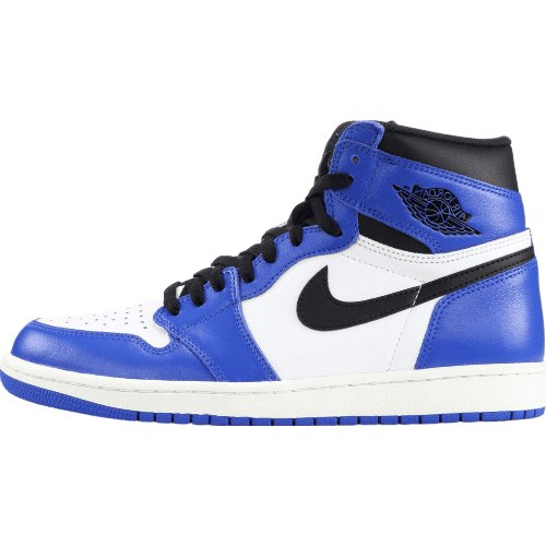 JORDAN 1 Retro High - Game Royal Sneakers - Black Unisex Streetwear Limited Edition