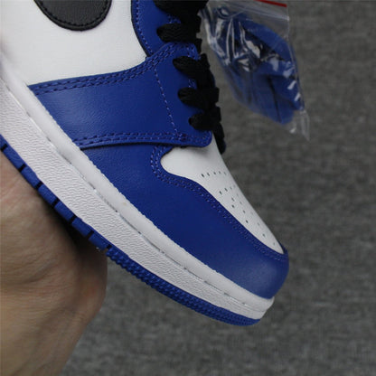 JORDAN 1 Retro High - Game Royal Sneakers - Black Unisex Streetwear Limited Edition