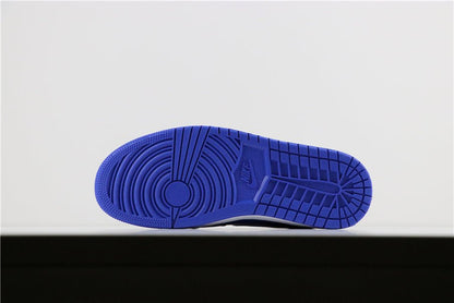 JORDAN 1 Retro High - Hyper Royal Sneakers - Black Unisex Streetwear Limited Edition