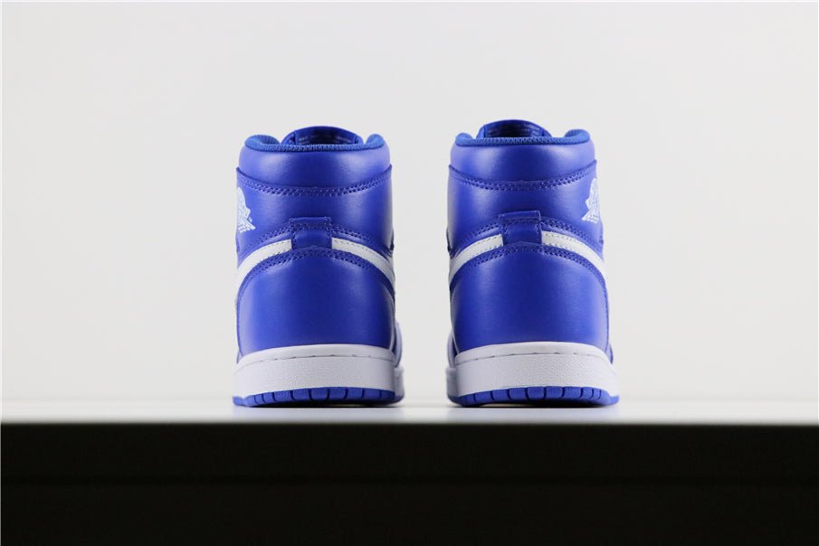 JORDAN 1 Retro High - Hyper Royal Sneakers - Black Unisex Streetwear Limited Edition
