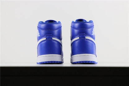 JORDAN 1 Retro High - Hyper Royal Sneakers - Black Unisex Streetwear Limited Edition
