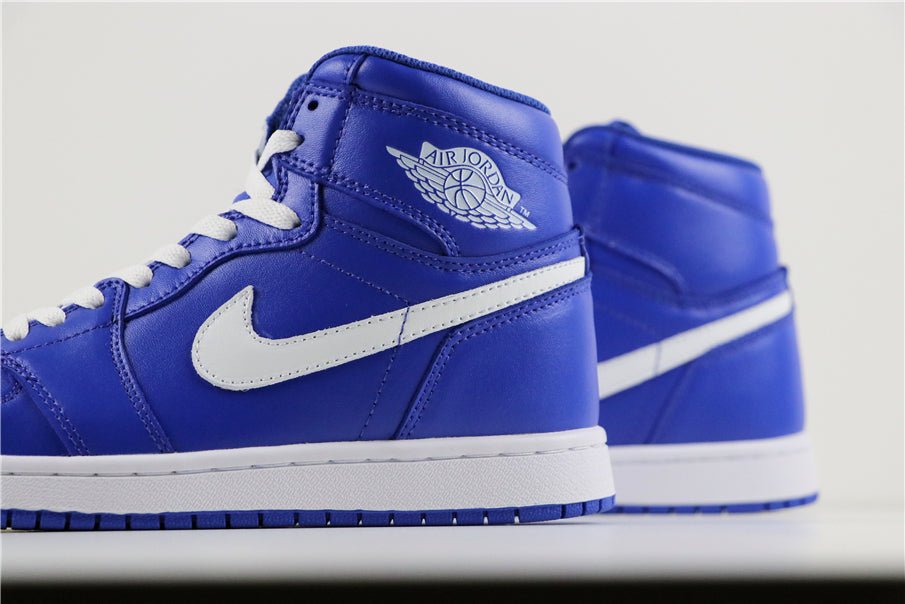 JORDAN 1 Retro High - Hyper Royal Sneakers - Black Unisex Streetwear Limited Edition