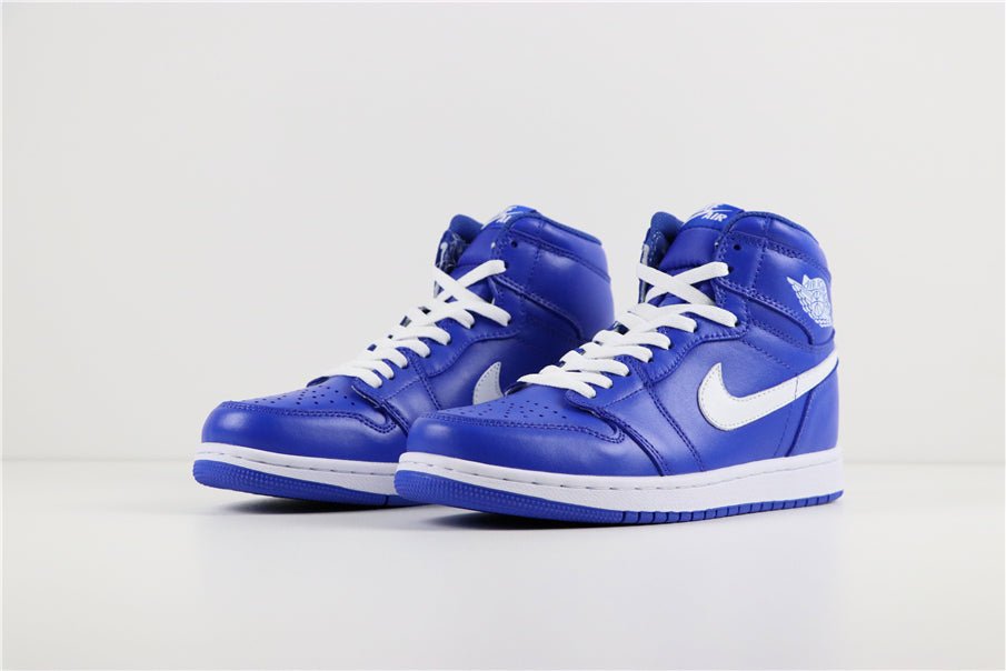 JORDAN 1 Retro High - Hyper Royal Sneakers - Black Unisex Streetwear Limited Edition