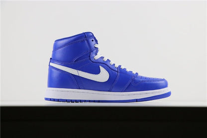 JORDAN 1 Retro High - Hyper Royal Sneakers - Black Unisex Streetwear Limited Edition
