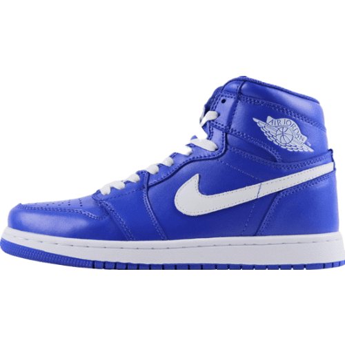 JORDAN 1 Retro High - Hyper Royal Sneakers - Black Unisex Streetwear Limited Edition