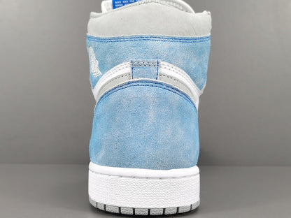 JORDAN 1 Retro High - Hyper Royale Smoke Sneakers - Grey Unisex Streetwear Limited Edition