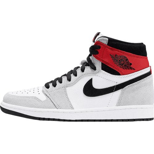 JORDAN 1 Retro High - Light Smoke Sneakers - Grey Unisex Streetwear Limited Edition