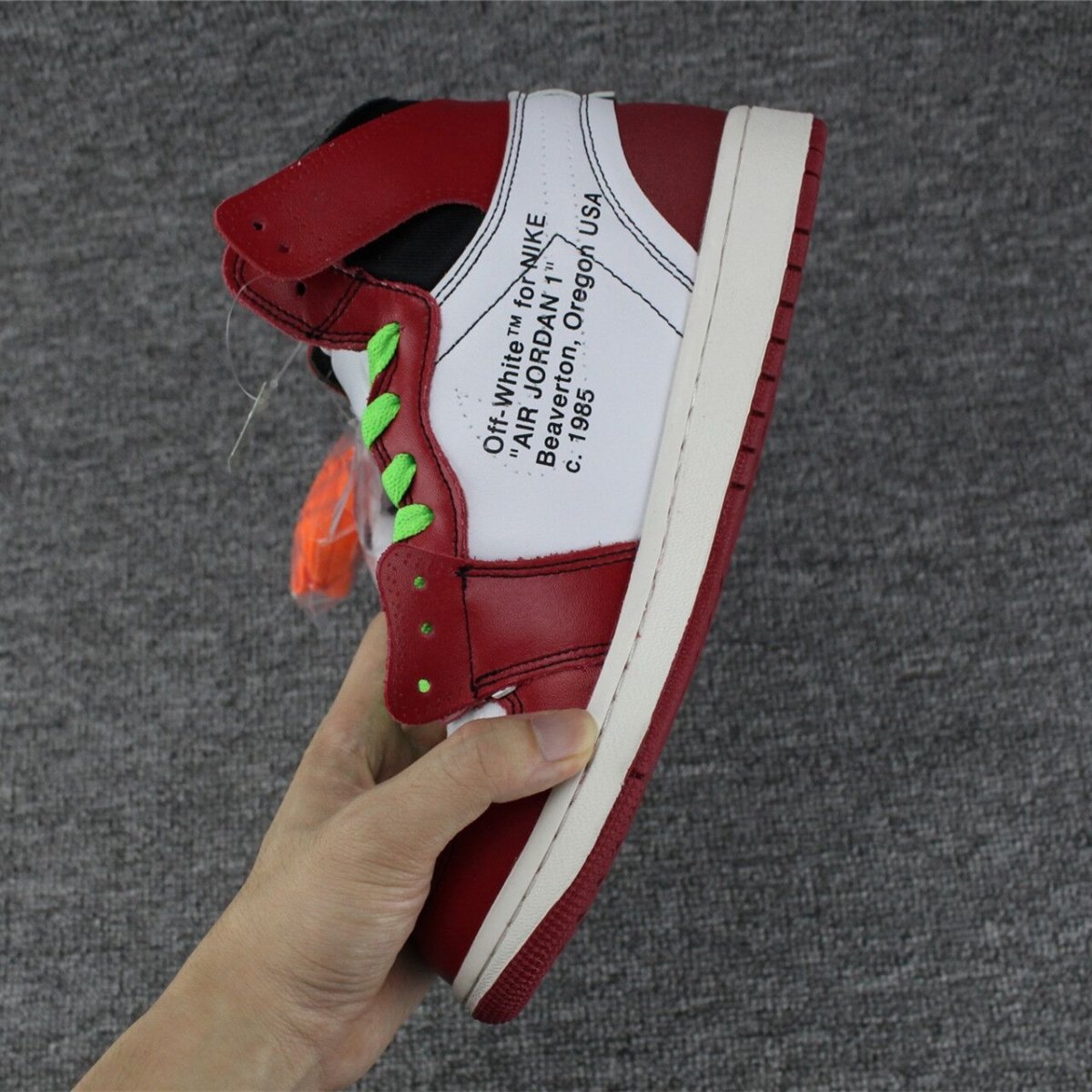 JORDAN 1 Retro High - Off-white Chicago Sneakers Unisex Streetwear Limited Edition