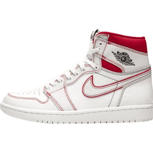 JORDAN 1 Retro High - Phantom Gym Sneakers - Red Unisex Streetwear Limited Edition