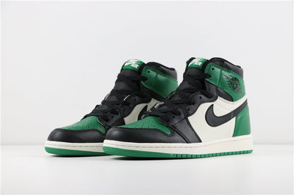 JORDAN 1 Retro High - Pine Sneakers - Green Unisex Streetwear Limited Edition