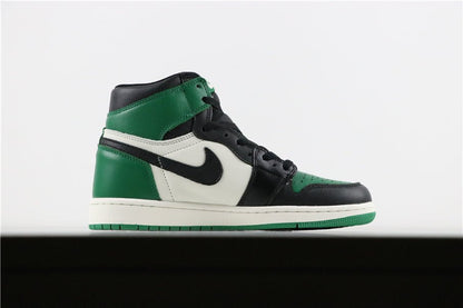 JORDAN 1 Retro High - Pine Sneakers - Green Unisex Streetwear Limited Edition