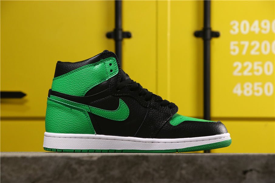 JORDAN 1 Retro High - Pine Green Sneakers - Black Unisex Streetwear Limited Edition