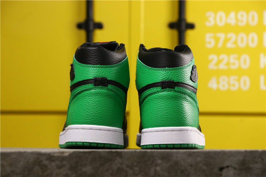 JORDAN 1 Retro High - Pine Green Sneakers - Black Unisex Streetwear Limited Edition