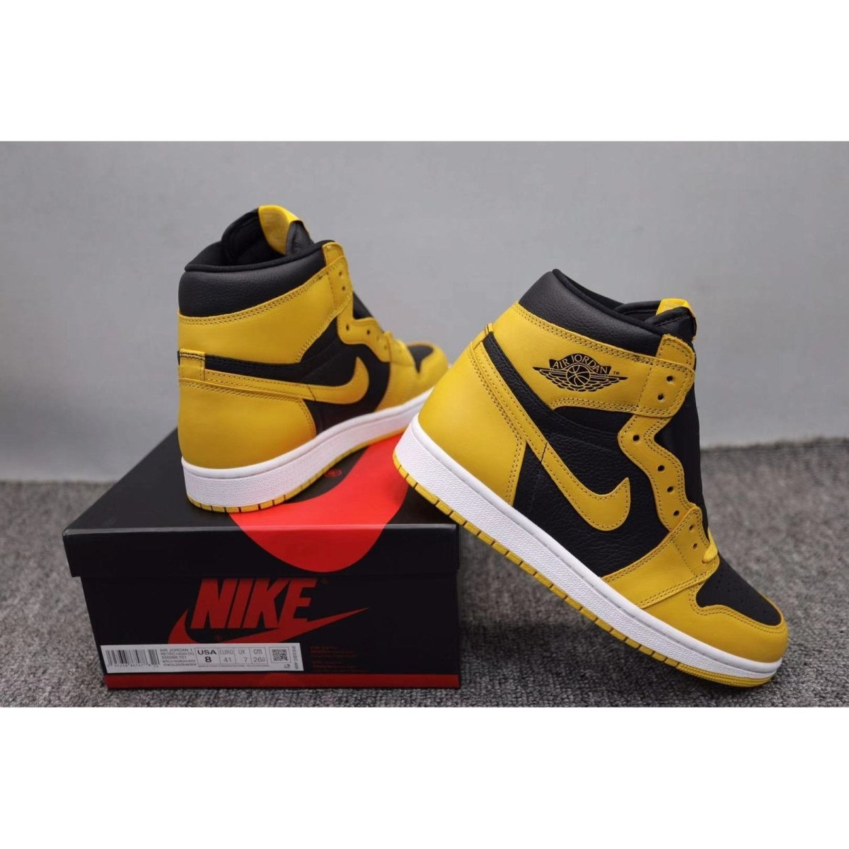 JORDAN 1 Retro High - Pollen Sneakers - Black Unisex Streetwear Limited Edition