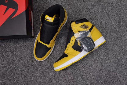 JORDAN 1 Retro High - Pollen Sneakers - Black Unisex Streetwear Limited Edition