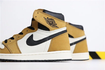 JORDAN 1 Retro High - Rookie Of The Year Sneakers - Black Unisex Streetwear Limited Edition