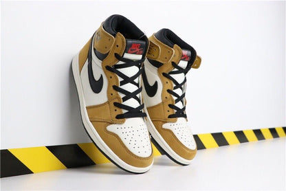 JORDAN 1 Retro High - Rookie Of The Year Sneakers - Black Unisex Streetwear Limited Edition