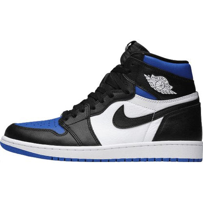 JORDAN 1 Retro High - Royal Toe Sneakers - Black Unisex Streetwear Limited Edition