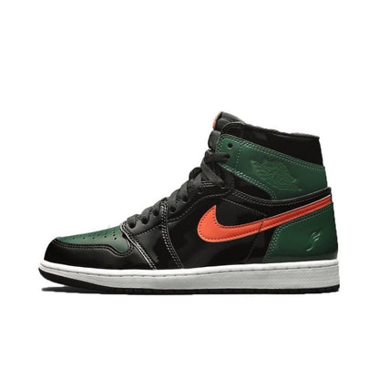 JORDAN 1 Retro High - Solefly Art Basel Sneakers - Black Unisex Streetwear Limited Edition