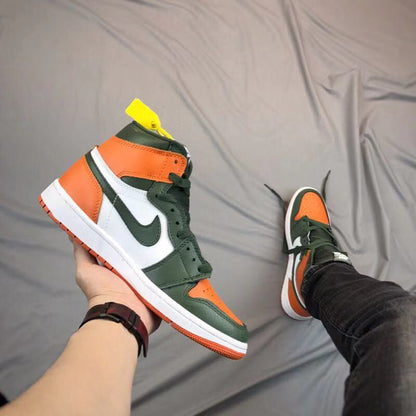 JORDAN 1 Retro High - Solefly Art Basel Sail Sneakers - Black Unisex Streetwear Limited Edition
