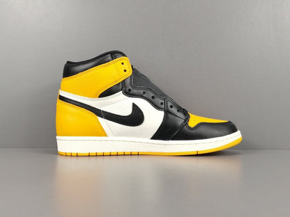JORDAN 1 Retro High - Ta - I - Black Unisex Streetwear Limited Edition