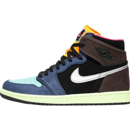 JORDAN 1 Retro High - Tokyo Bio Hack Sneakers - Black Unisex Streetwear Limited Edition