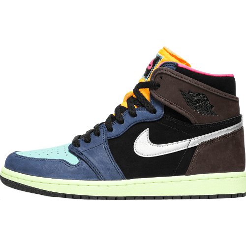 JORDAN 1 Retro High - Tokyo Bio Hack Sneakers - Black Unisex Streetwear Limited Edition