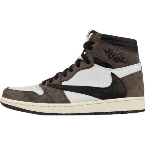 JORDAN 1 Retro High - Travis Scott Sneakers Unisex Streetwear Limited Edition - Introducing the highly coveted Jordan 1 Retro High x Travis Scott sneakers, where iconic design