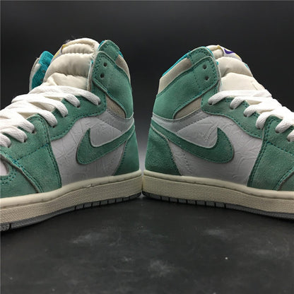 JORDAN 1 Retro High - Turbo Sneakers - Green Unisex Streetwear Limited Edition