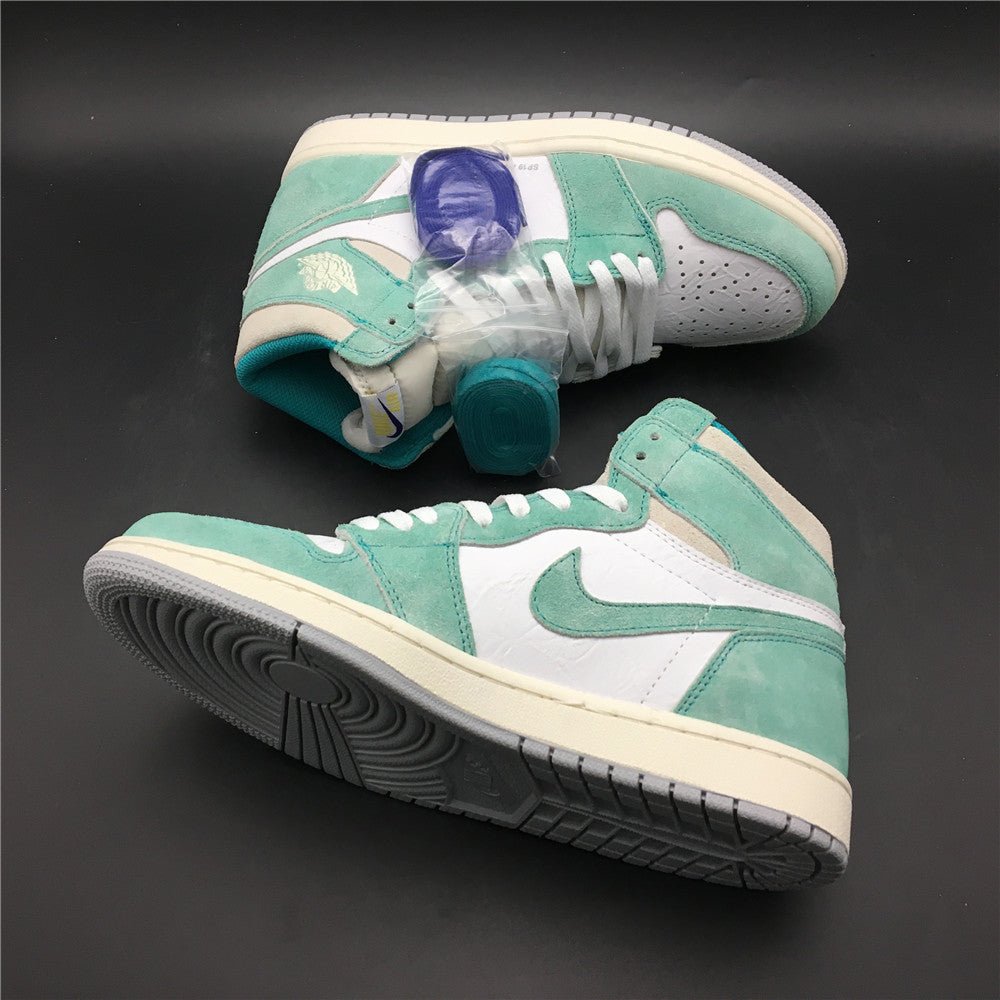 JORDAN 1 Retro High - Turbo Sneakers - Green Unisex Streetwear Limited Edition
