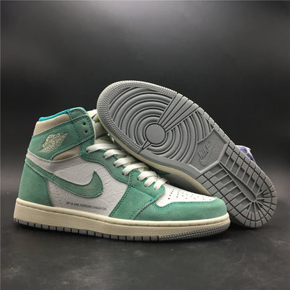 JORDAN 1 Retro High - Turbo Sneakers - Green Unisex Streetwear Limited Edition