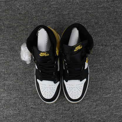 JORDAN 1 Retro High - Ochre Sneakers - Yellow Unisex Streetwear Limited Edition