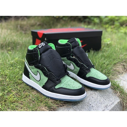 JORDAN 1 Retro High - Zoom Zen Sneakers - Green Unisex Streetwear Limited Edition
