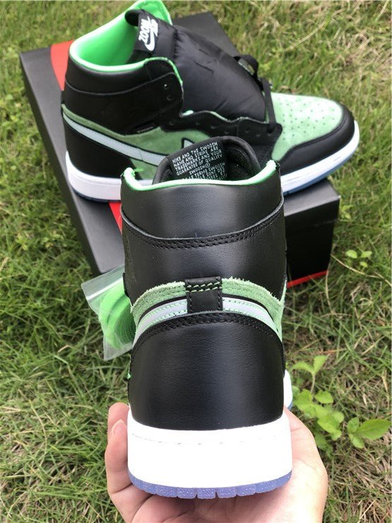 JORDAN 1 Retro High - Zoom Zen Sneakers - Green Unisex Streetwear Limited Edition