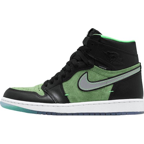 JORDAN 1 Retro High - Zoom Zen Sneakers - Green Unisex Streetwear Limited Edition