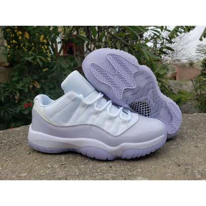 JORDAN 11 Retro Low - Pure Violet Sneakers - Black Unisex Streetwear Limited Edition