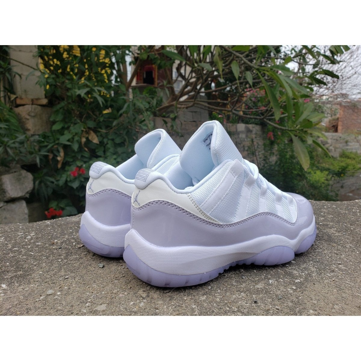 JORDAN 11 Retro Low - Pure Violet Sneakers - Black Unisex Streetwear Limited Edition