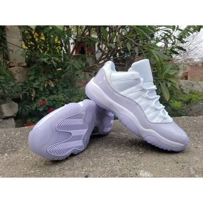 JORDAN 11 Retro Low - Pure Violet Sneakers - Black Unisex Streetwear Limited Edition