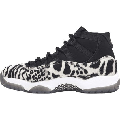 JORDAN 11 Retro - Animal Instinct Sneakers - Black Unisex Streetwear Limited Edition
