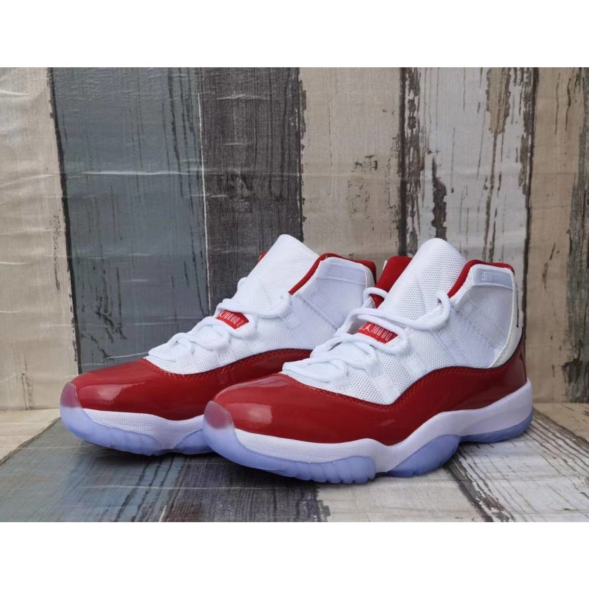 JORDAN 11 Retro - Cherry Sneakers - Black Unisex Streetwear Limited Edition
